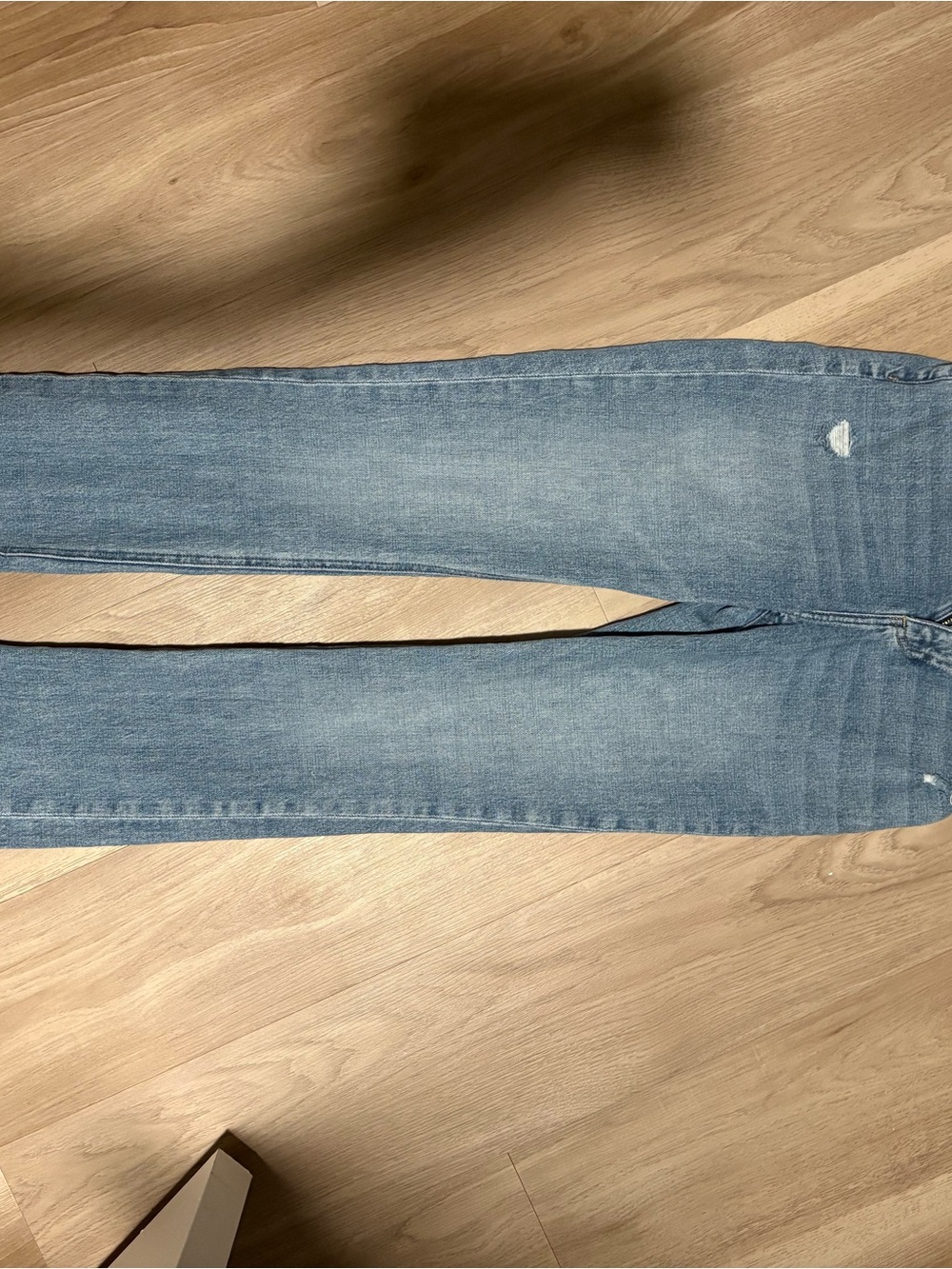Light Blue Women's Mini flare Jeans